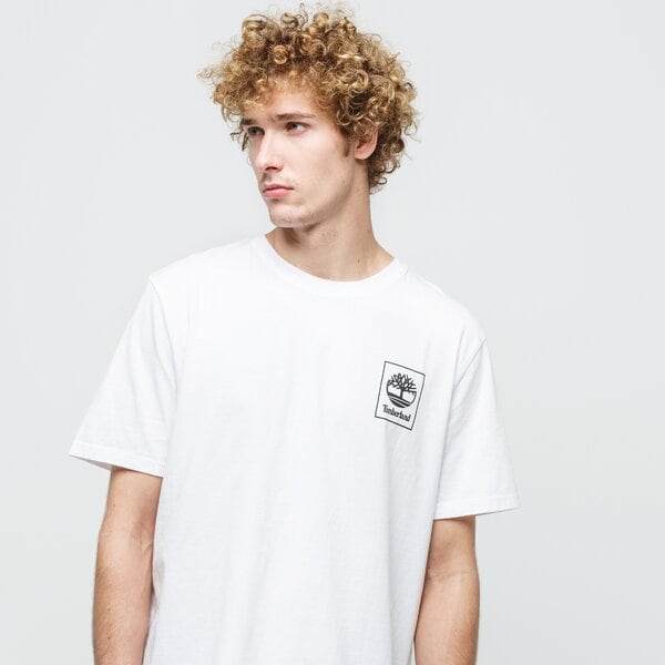 Мъжка тениска TIMBERLAND ТЕНИСКА YC SS BACK CAMO TREE TEE tb0a2afv1001 цвят бял