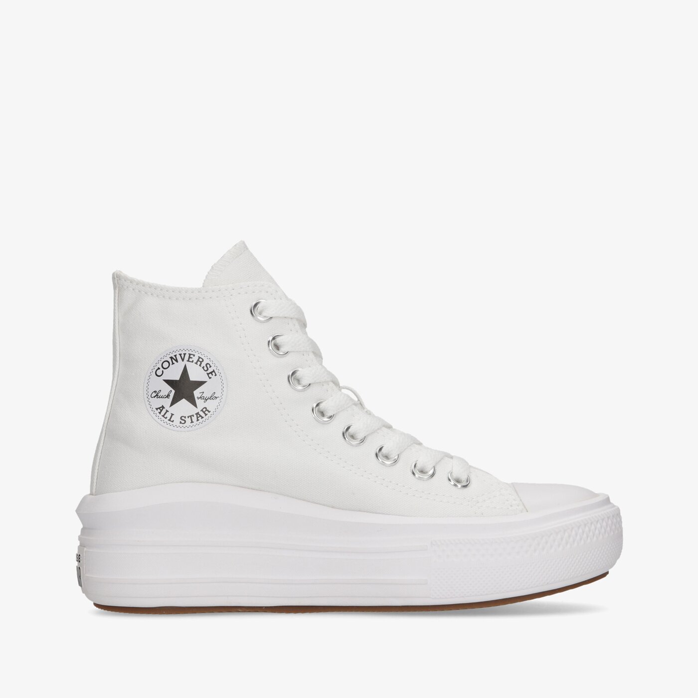 Дамски маратонки CONVERSE CHUCK TAYLOR ALL STAR MOVE HIGH  568498c цвят бял