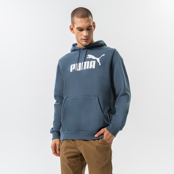 Мъжки суичър PUMA СУИТЧЪР С КАЧУЛКА ESS BIG LOGO HOODIE FL (S) 586687 10 цвят тъмносин