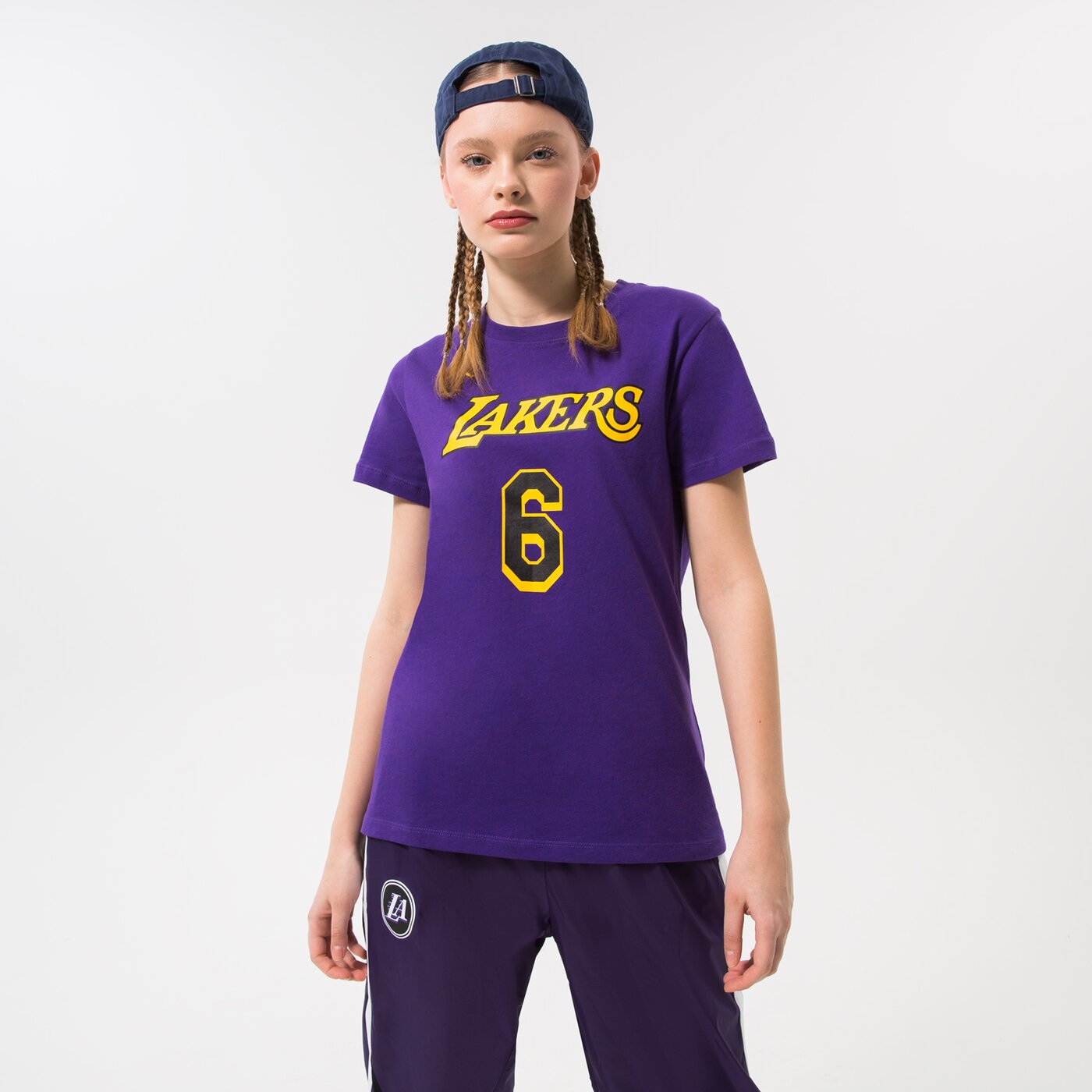 Дамска тениска NIKE ТЕНИСКА LAL W NK ES STMT NN TEE NBA dv6345-504 цвят виолетов