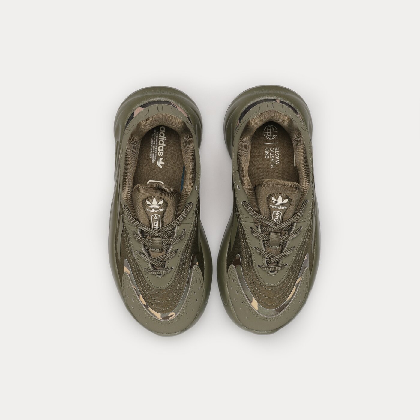 Детски маратонки ADIDAS OZELIA EL C hq1608 цвят зелен