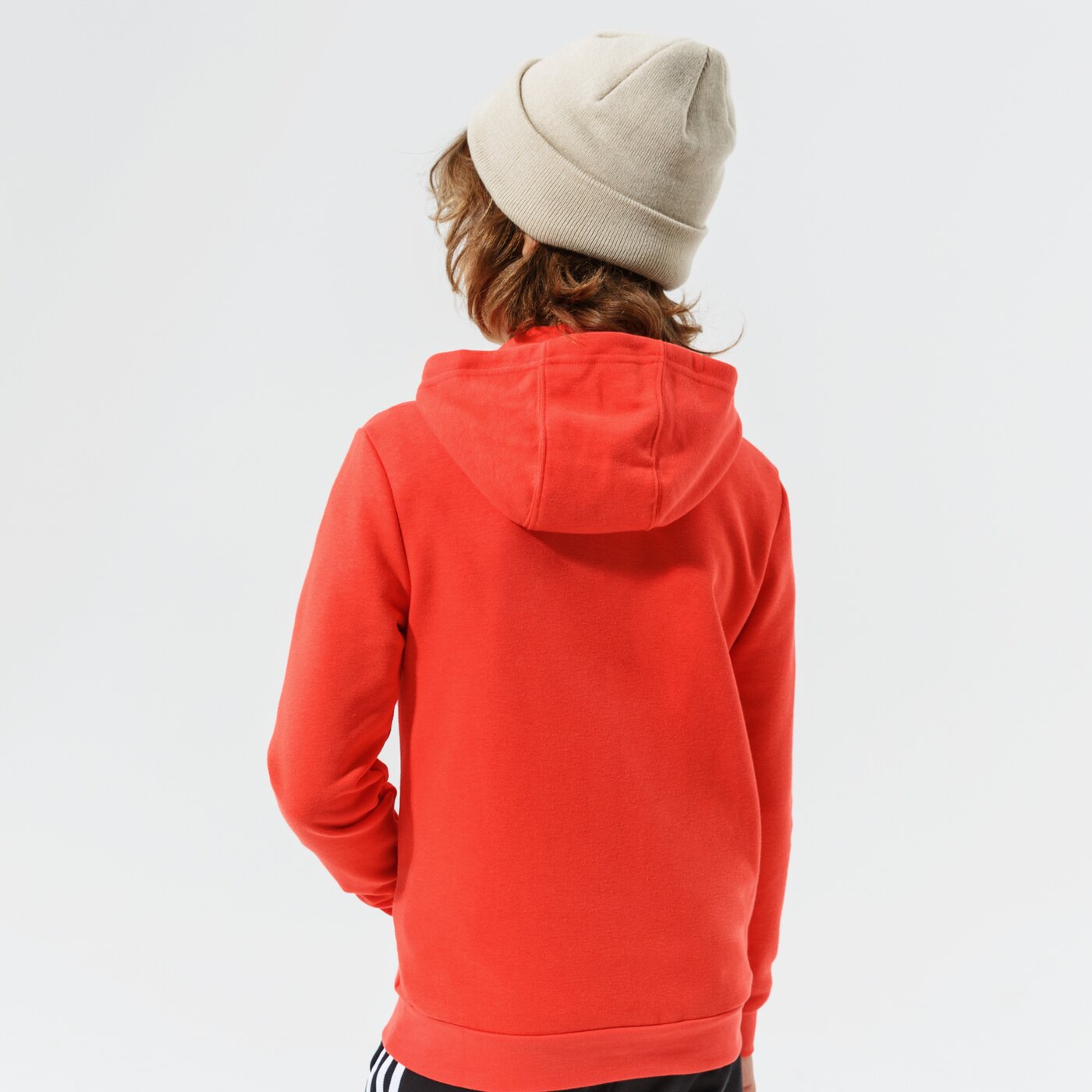 Детски суичър ADIDAS СУИТЧЪР С КАЧУЛКА HOODIE BOY h31226 цвят червен