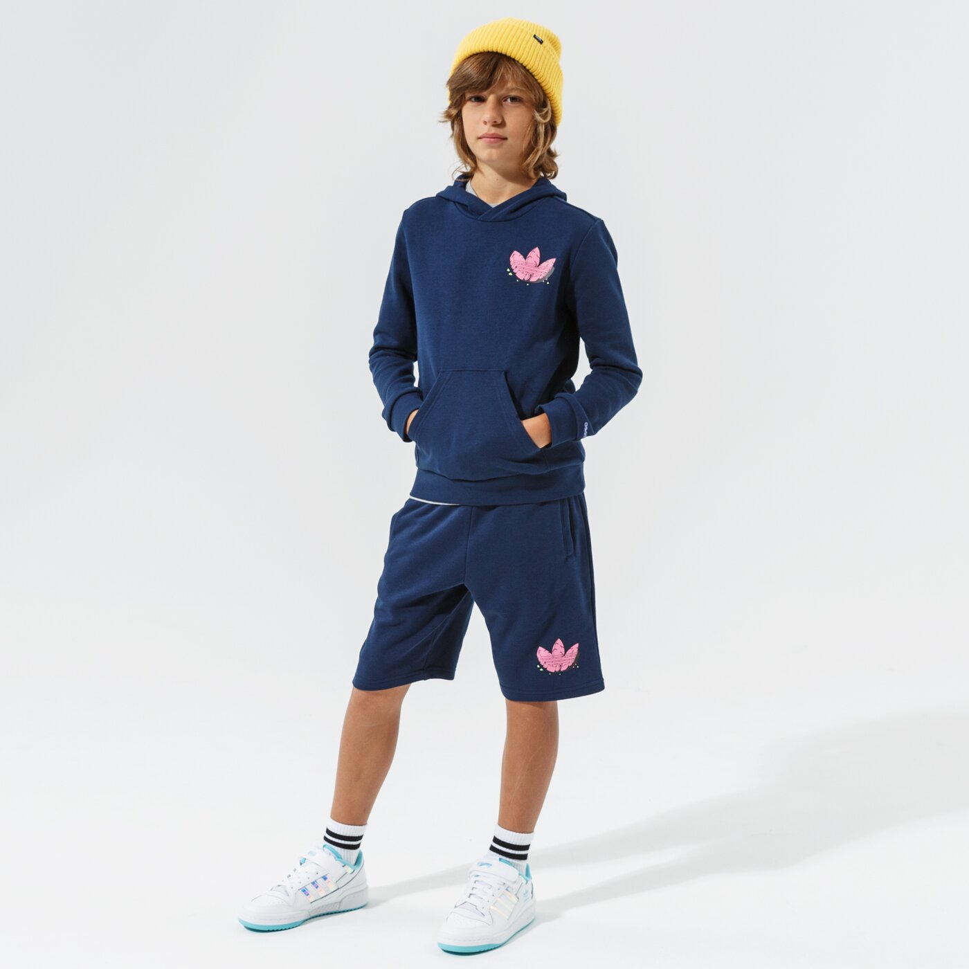 Детски суичър ADIDAS СУИТЧЪР С КАЧУЛКА HOODIE BOY h22639 цвят тъмносин