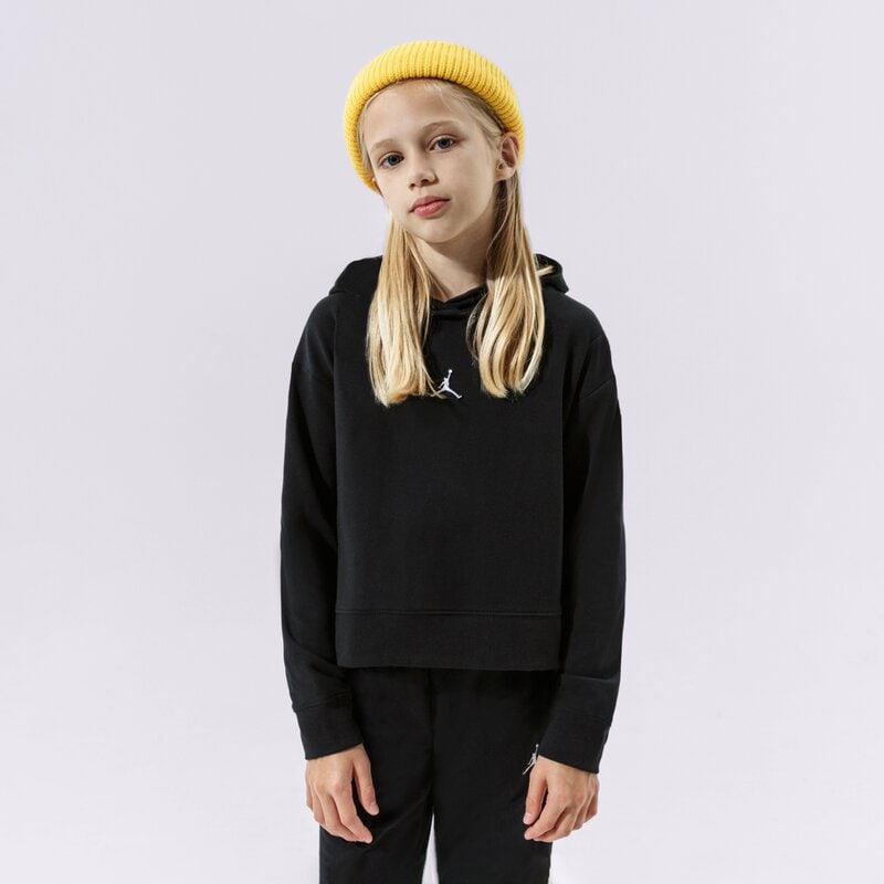 JORDAN СУИТЧЪР С КАЧУЛКА ESSENTIALS BOXY PO G GIRL