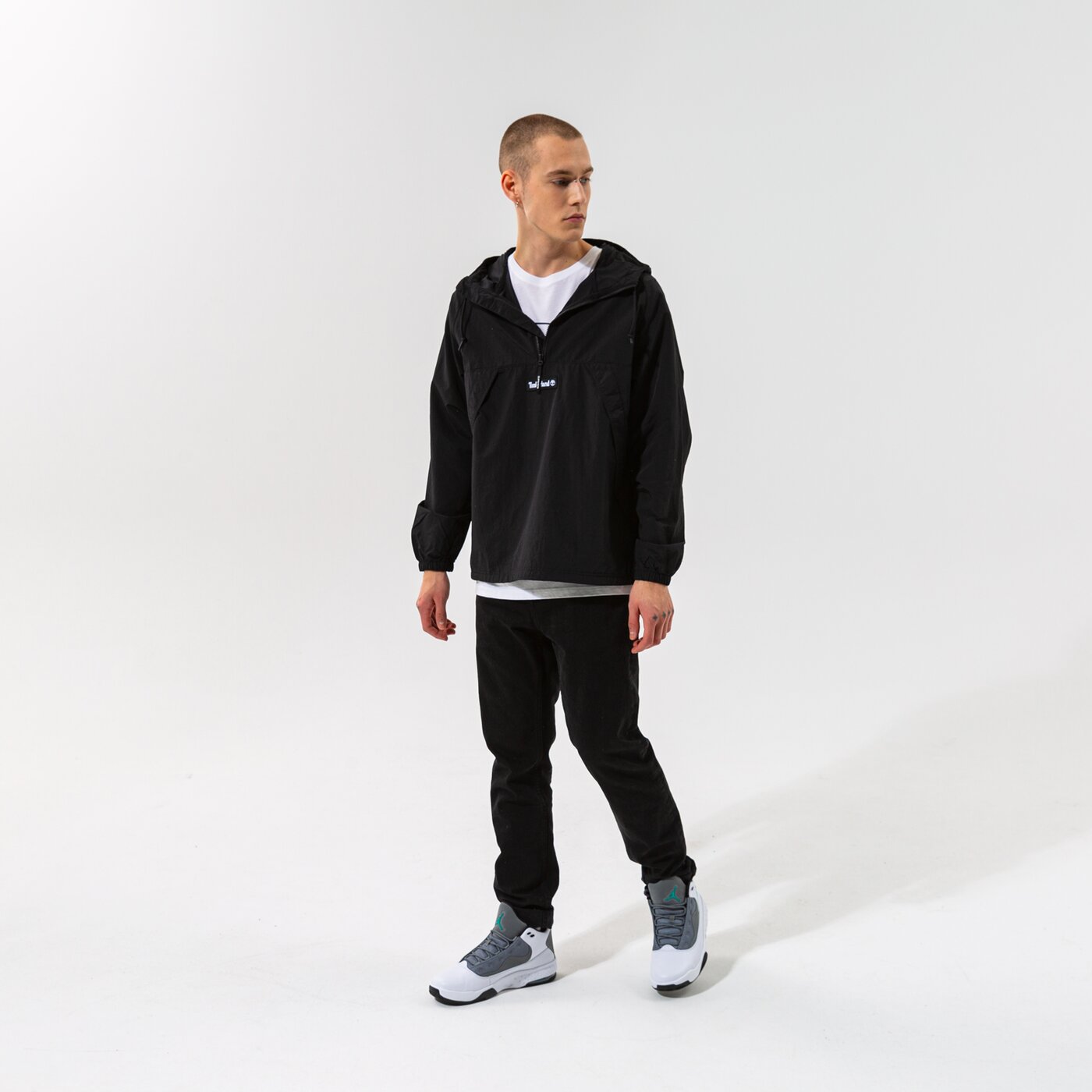 Мъжко преходно яке TIMBERLAND ЯКЕ YC WINDBREAKER PULLOVER JACKET tb0a2buu0011 цвят черен