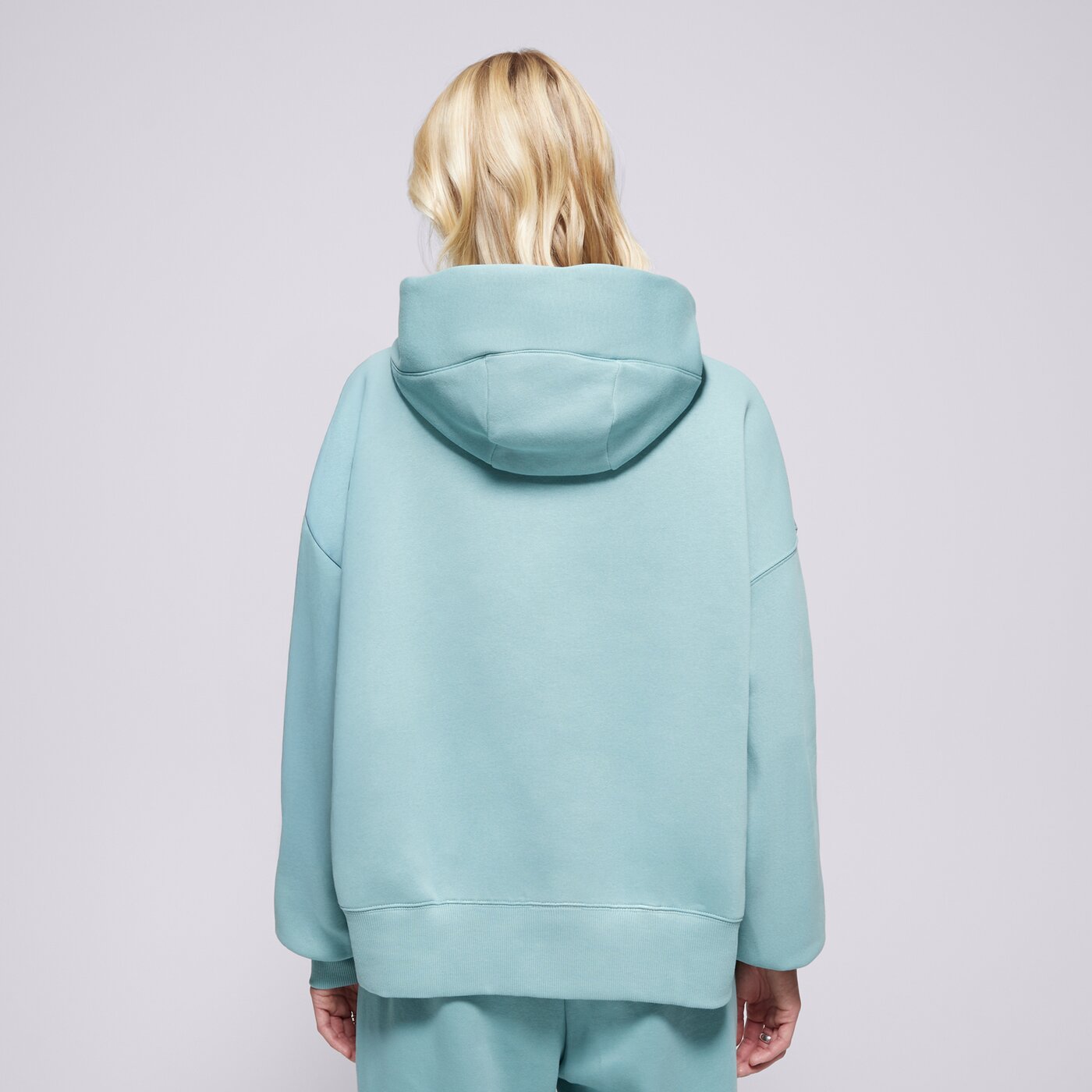 Дамски суичър NIKE СУИТЧЪР W NSW PHNX FLC OOS PO HOODIE dq5858-017 цвят зелен