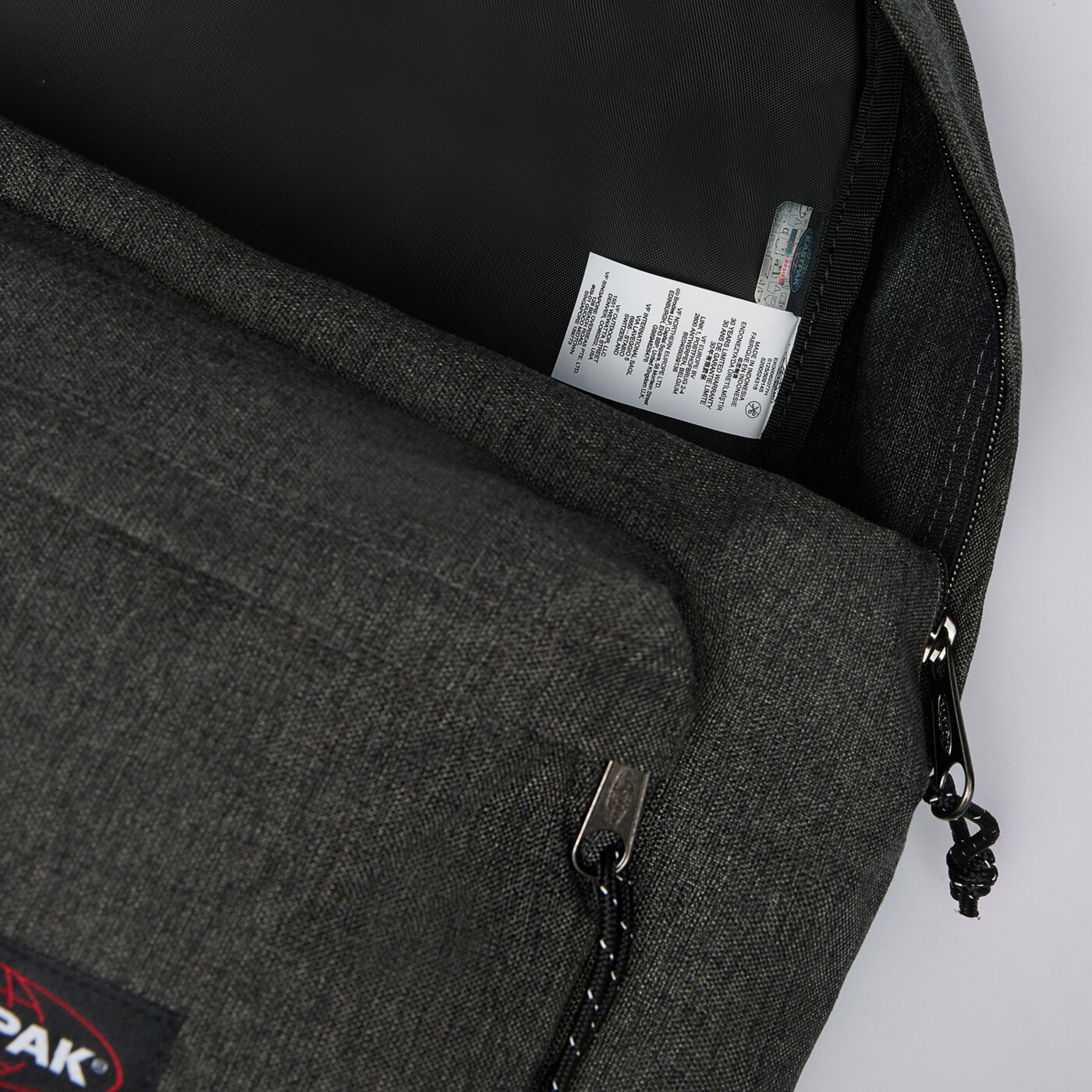 Детска раница EASTPAK РАНИЦА PADDED PAK'R BLACK DENIM ek00062077h1 цвят черен