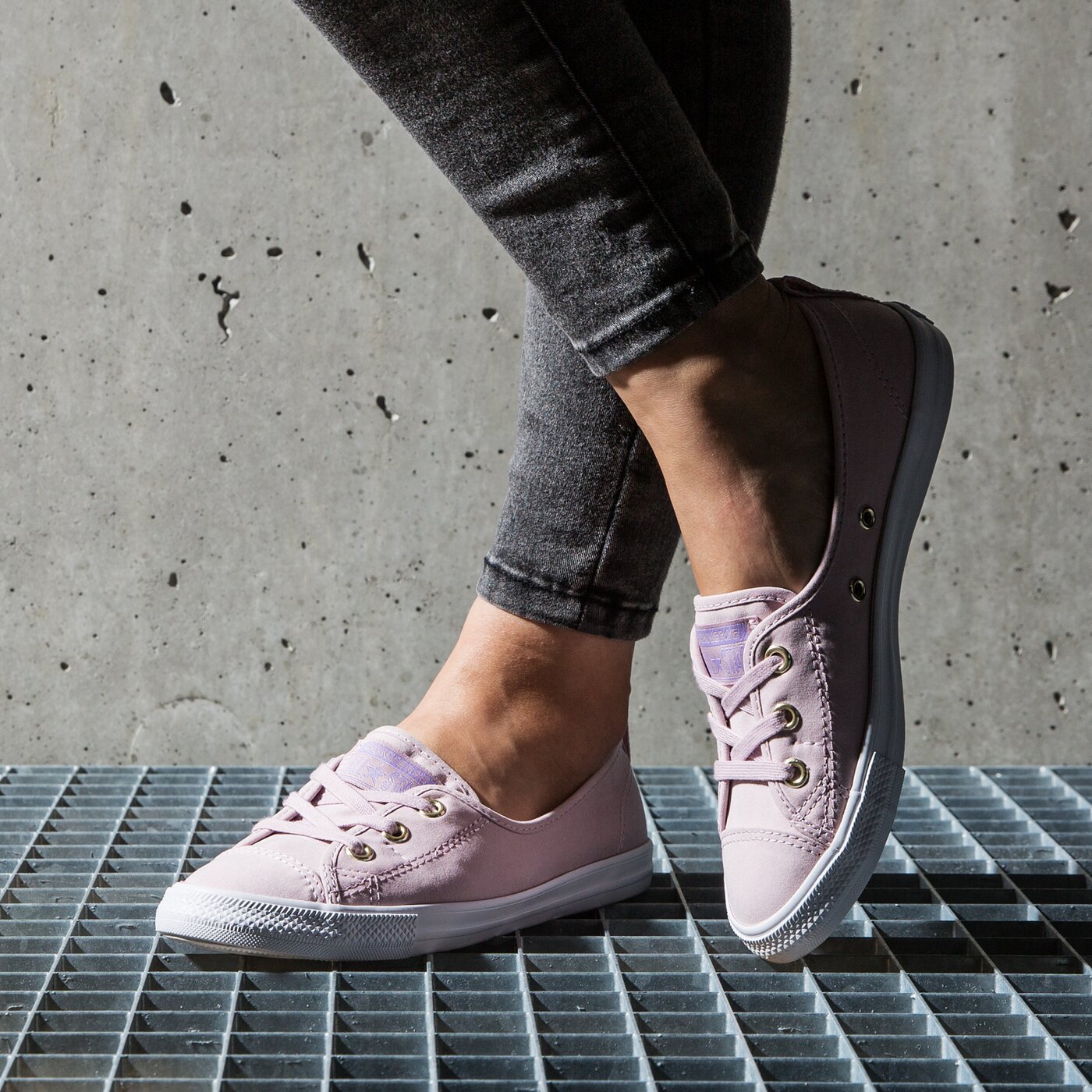 Дамски маратонки CONVERSE CHUCK TAYLOR ALL STAR BALLET 564314c цвят розов