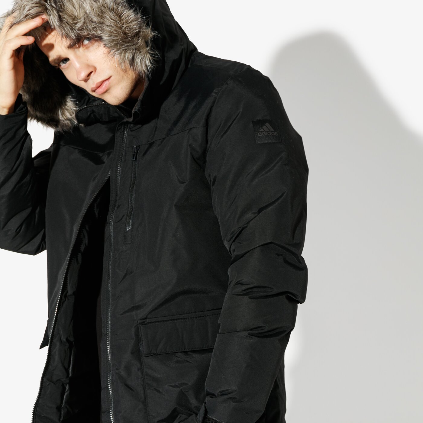 Мъжко зимно яке ADIDAS ЯКЕ XPLORIC PARKA SW INSULATION bs0980 цвят черен