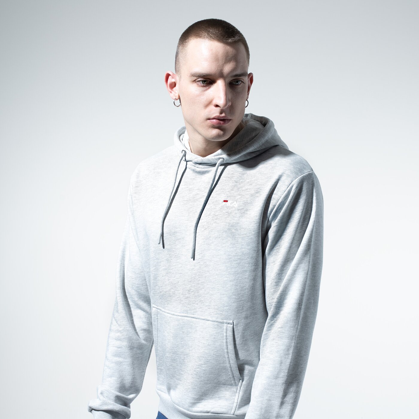 Мъжки суичър FILA СУИТЧЪР С КАЧУЛКА EDISON HOODY 688163b13 цвят сив