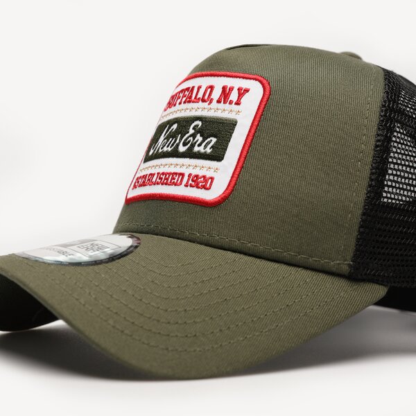 Мъжка шапка с козирка NEW ERA ШАПКА STATE PATCH TRUCKER NONE 60357959 цвят каки