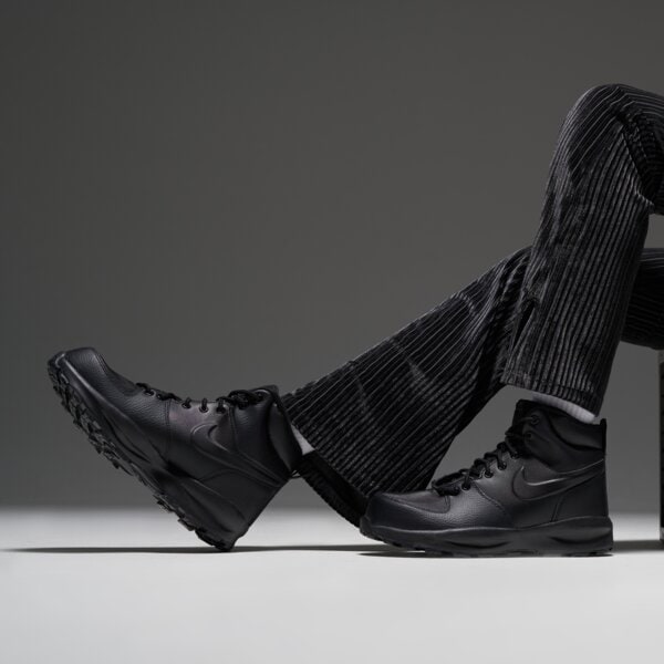 Детски зимни обувки NIKE MANOA LTR hf0750-001 цвят черен