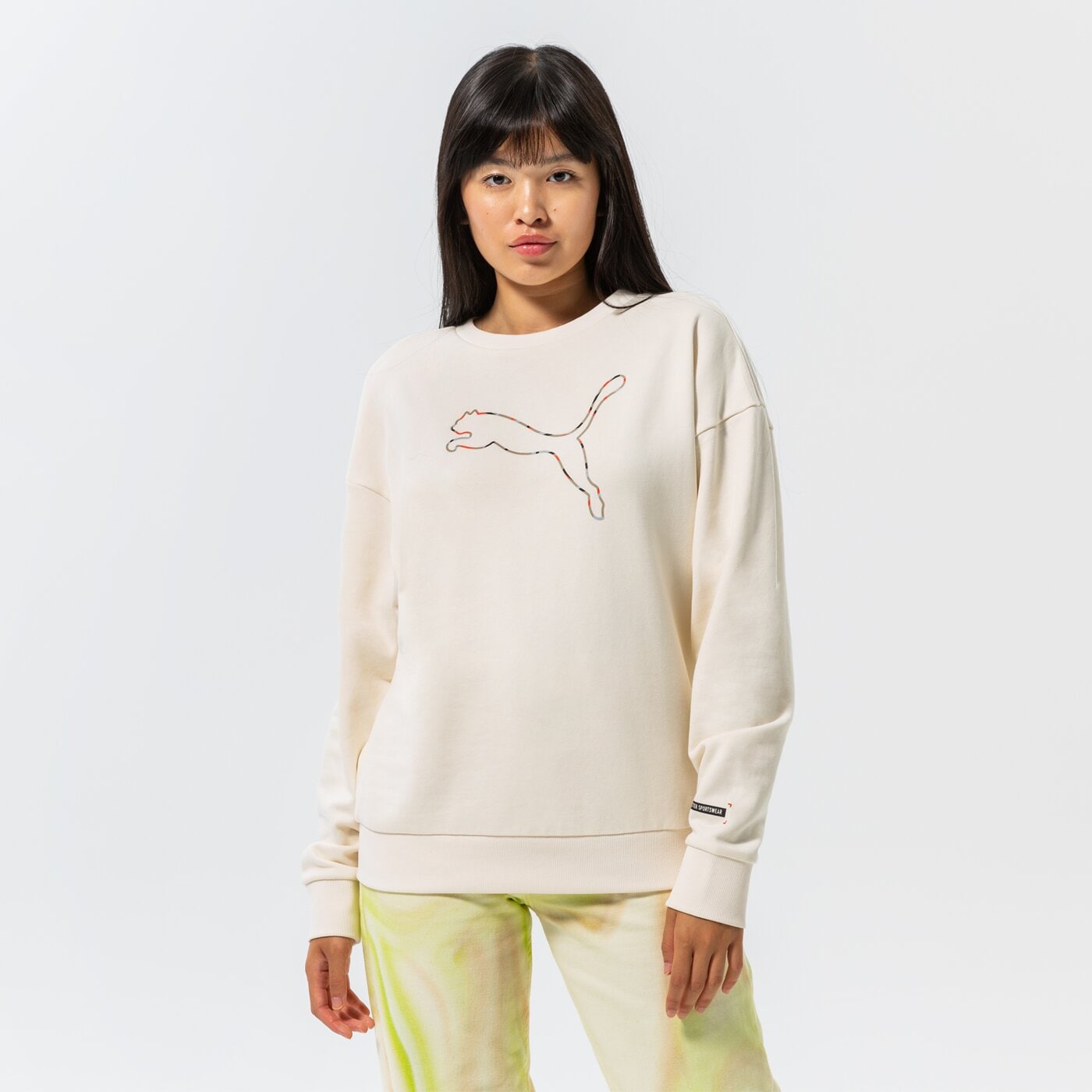 Дамски суичър PUMA СУИТЧЪР BETTER CREW FL 670035 99 цвят бял