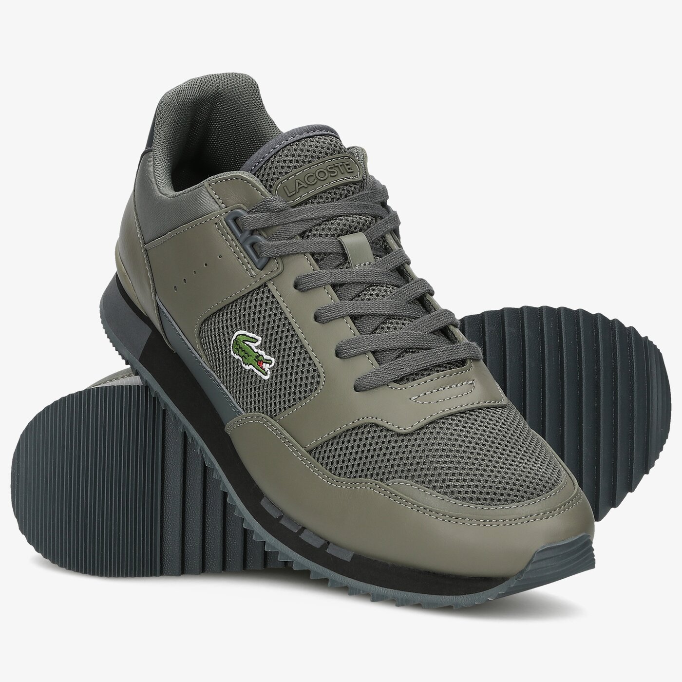 Мъжки маратонки LACOSTE PARTNER PISTE 0721 1 SMA  741sma0037kd2 цвят каки