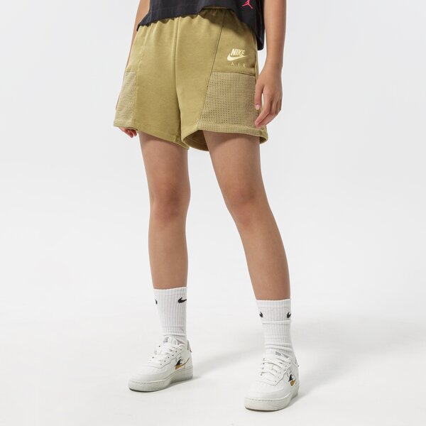 Дамски къси панталони NIKE ШОРТИ W NSW AIR FLC SHORT dm6470-769 цвят зелен