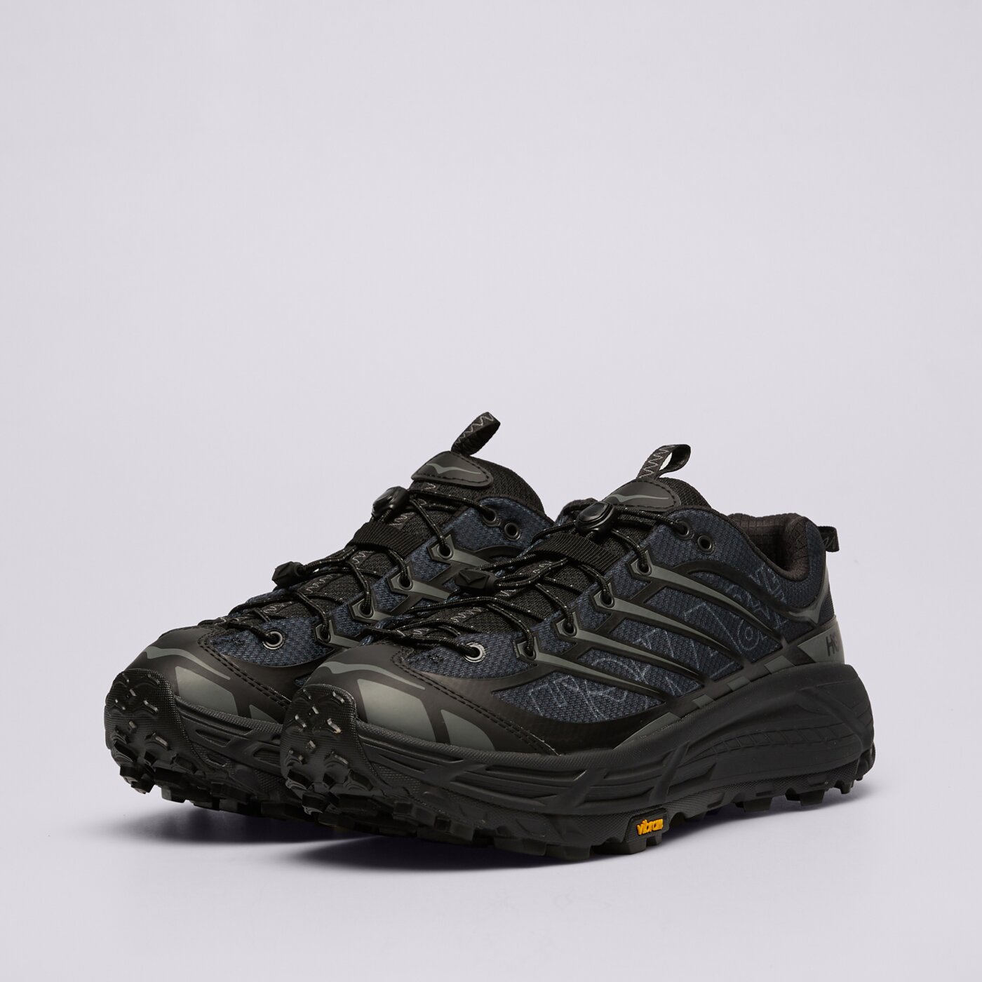 Мъжки маратонки за бягане HOKA MAFATE THREE2 WORDMARK 1175490bckt цвят черен