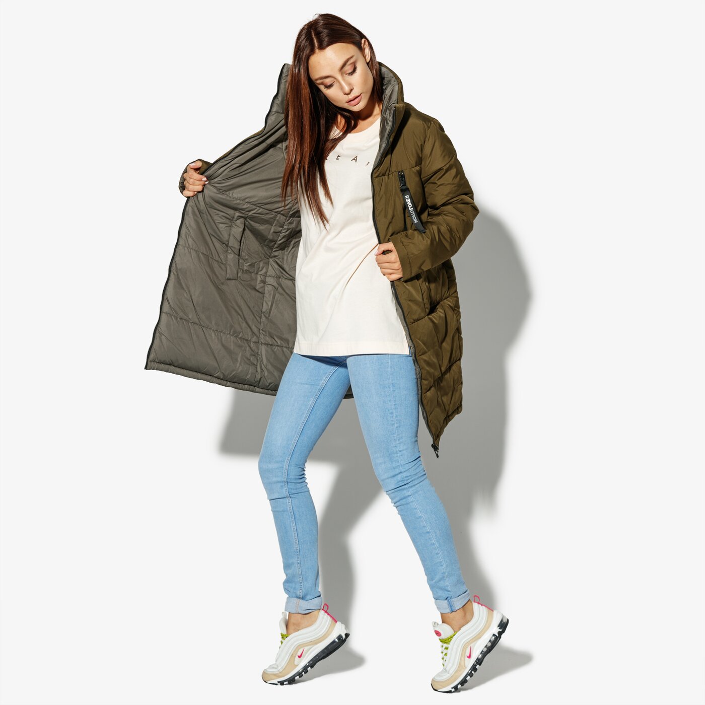 Дамско зимно яке CONFRONT ЯКЕ TORRY cf38kud18001 цвят каки