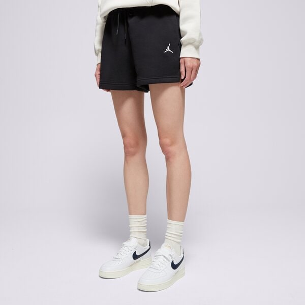 Дамски къси панталони JORDAN ШОРТИ W J BRKLN FLC SHORT 24 fv7080-010 цвят черен