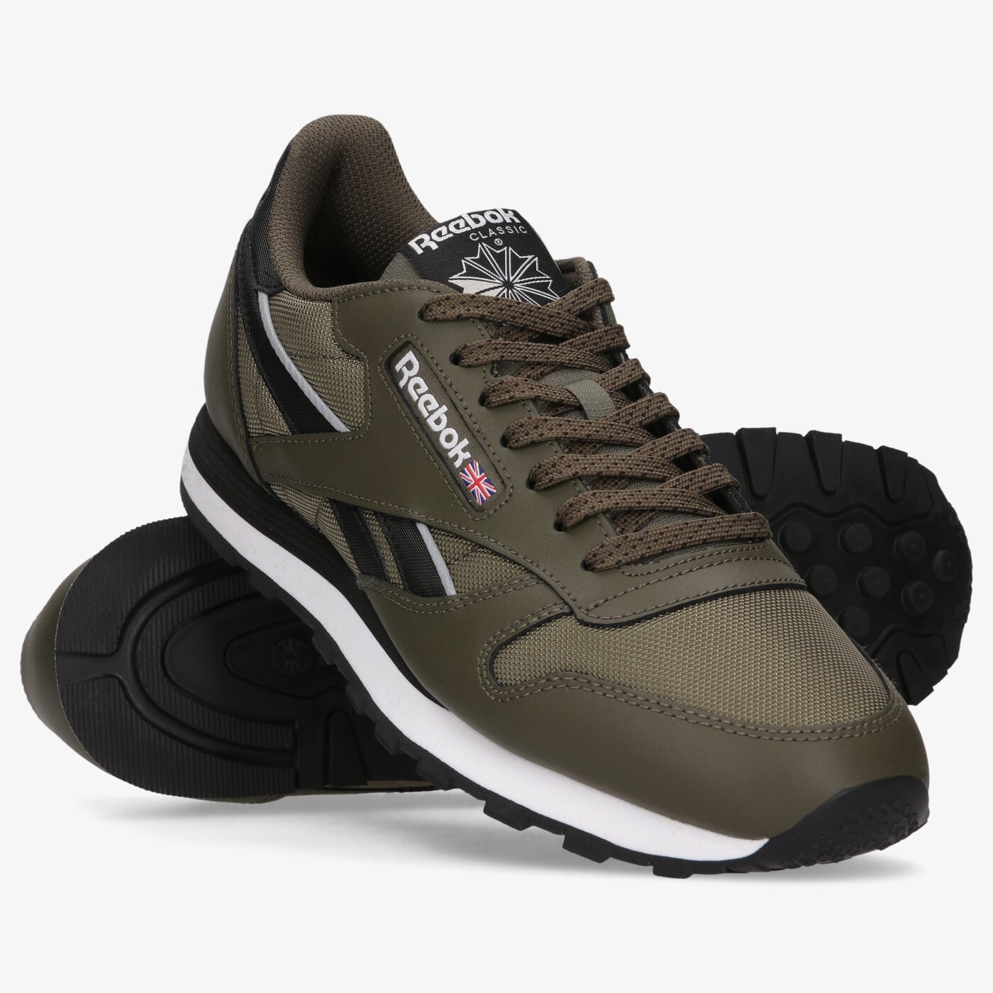 Мъжки маратонки REEBOK CL LTHR  gz9829 цвят каки