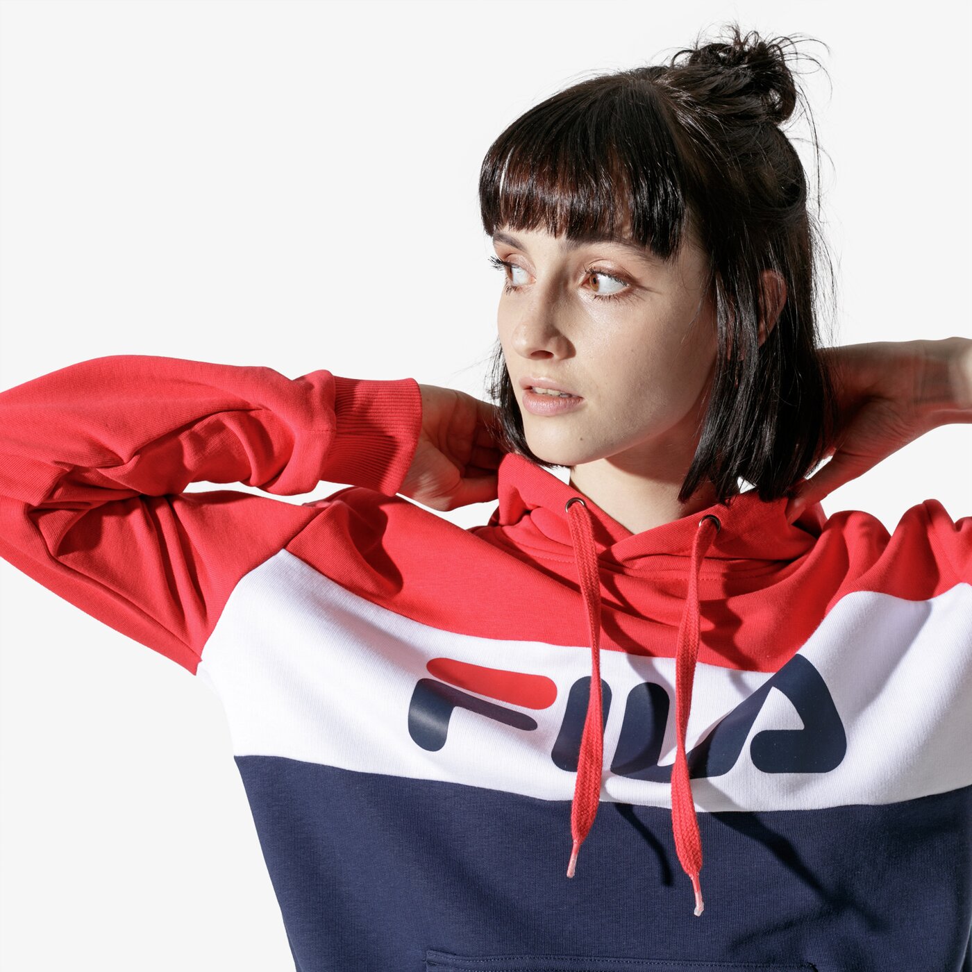Дамски суичър FILA СУИТЧЪР LORI HOODIE SWEAT 687042g06 цвят тъмносин