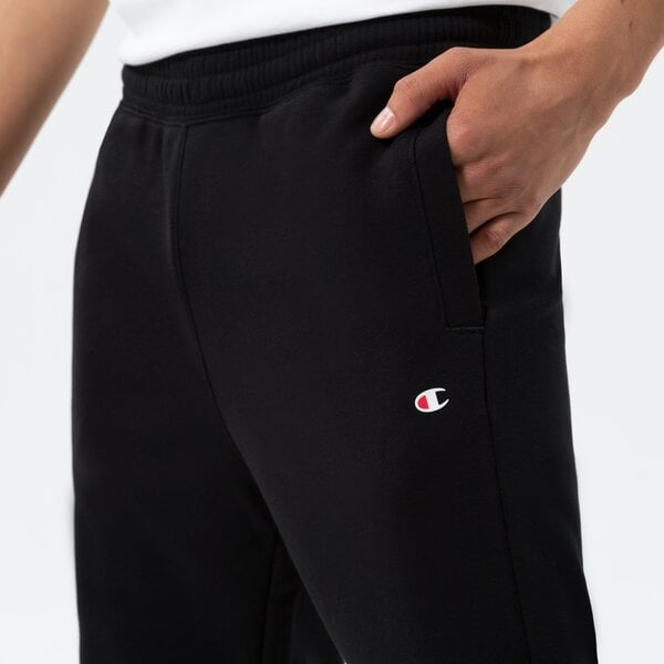 Мъжки панталони CHAMPION ПАНТАЛОНИ RIB CUFF PANTS 217426kk001 цвят черен