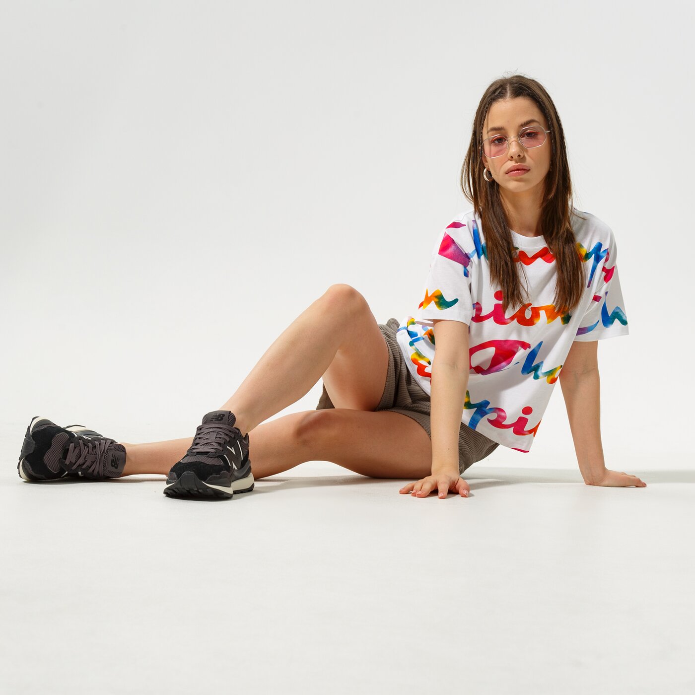 Дамска тениска CHAMPION ТЕНИСКА CREWNECK ТЕНИСКА 114994wl001 цвят бял