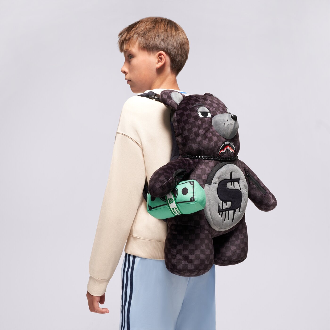 Детска раница SPRAYGROUND РАНИЦА DRIPPING SHARKS MONEYBEAR 910b7974nsz цвят черен