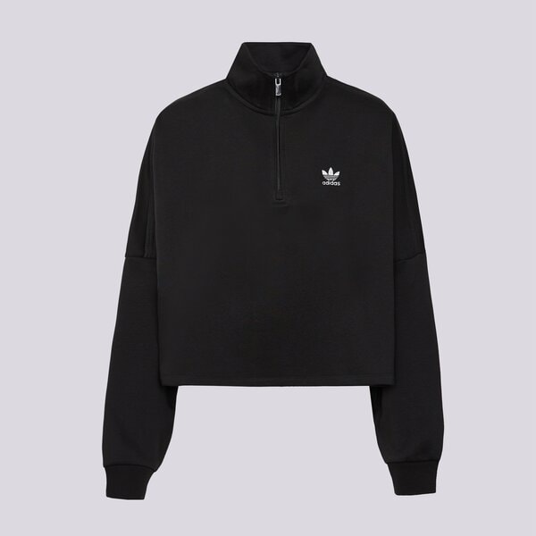 Дамски суичър ADIDAS СУИТЧЪР СЪС ЗАКОПЧАВАНЕ ESS HALF ZIP FL iw0951 цвят черен