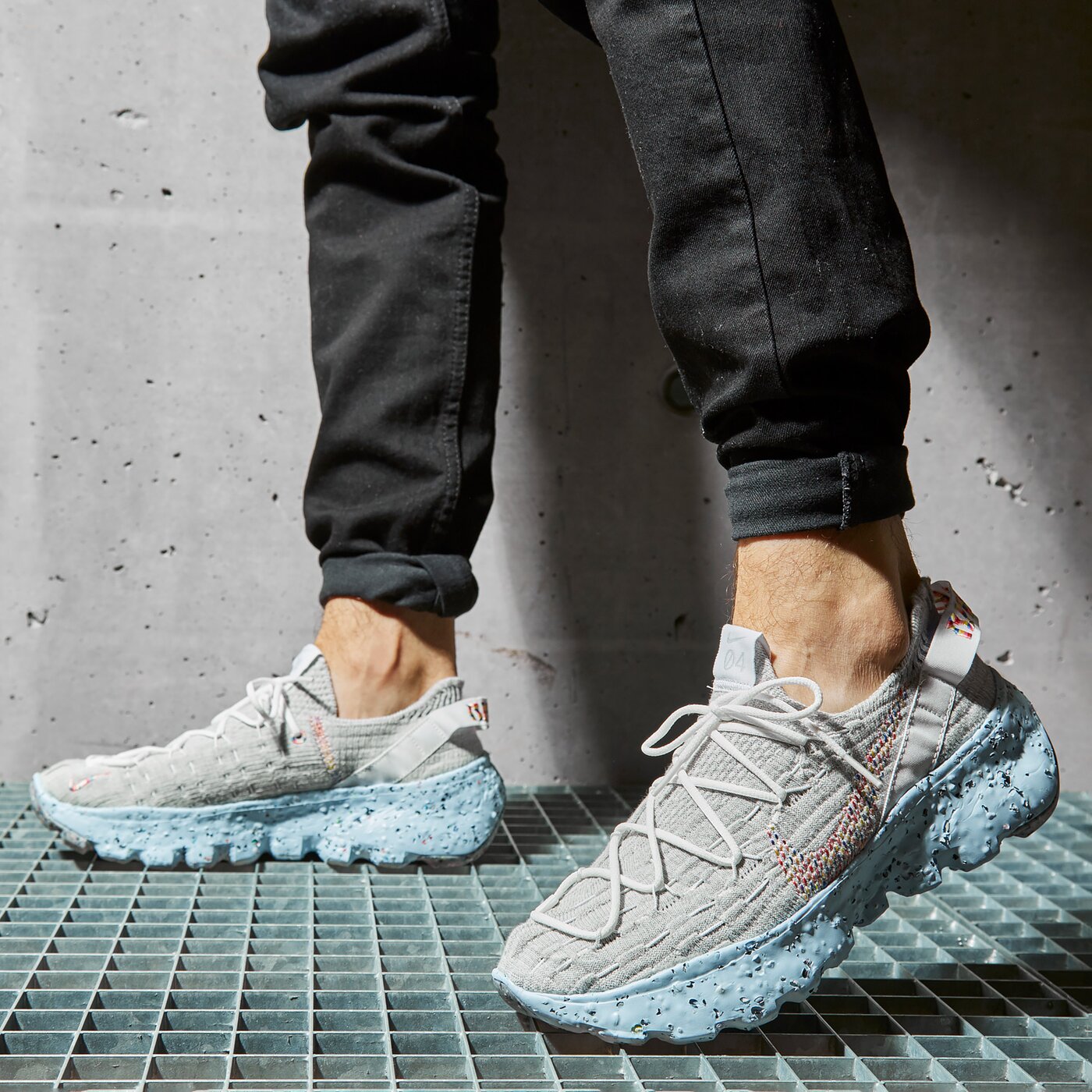 Мъжки маратонки NIKE SPACE HIPPIE 04 cz6398-102 цвят сив