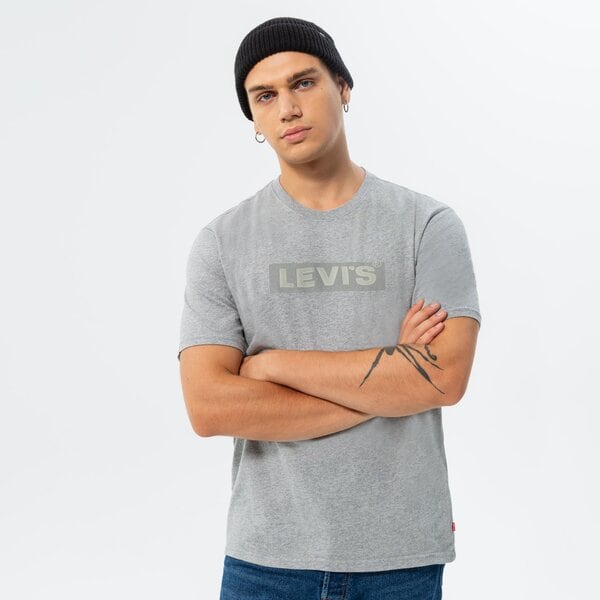 Мъжка тениска LEVI'S ТЕНИСКА SS RELAXED FIT TEE 16143-0607 цвят сив