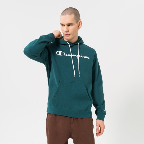 Мъжки суичър CHAMPION СУИТЧЪР С КАЧУЛКА HOODED SWEATSHIRT 218282gs549 цвят зелен