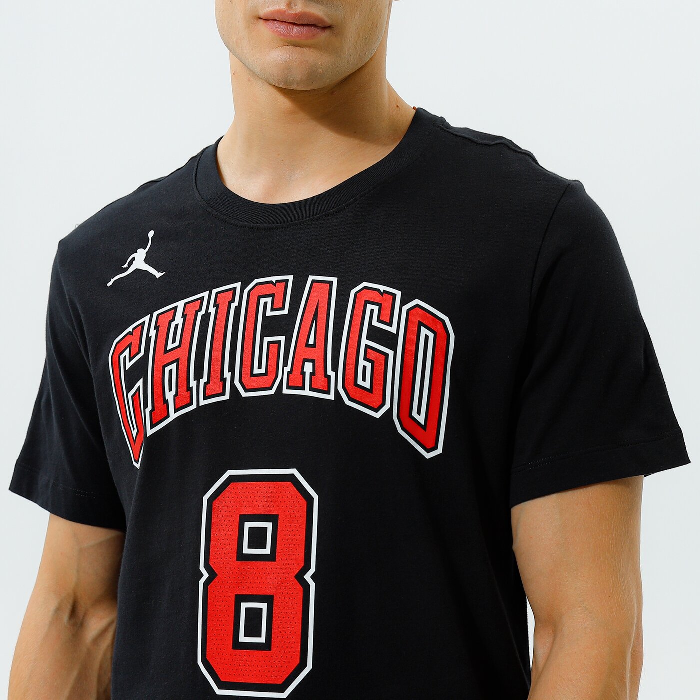 Мъжка тениска NIKE ТЕНИСКА CHI M NK TEE ES STMT NN NBA cv9968-018 цвят сив