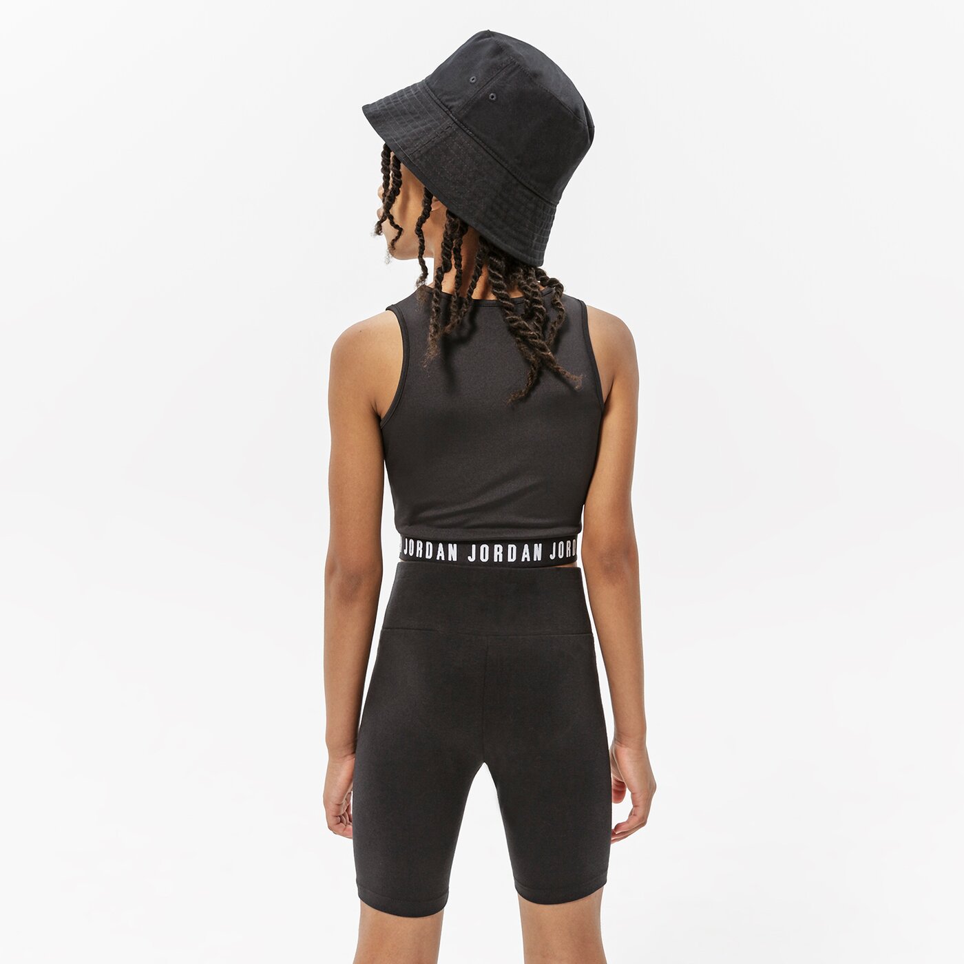 Детска тениска JORDAN ТОП JORDAN ESSENTIALS ACTIVE ТОП G 45a855-023 цвят черен