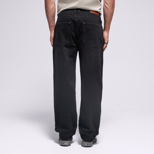 Мъжки панталони PROSTO ДЪНКОВИ ПАНТАЛОНИ REGULAR BUNKER GRAPHITE kl252mpan3021 цвят черен