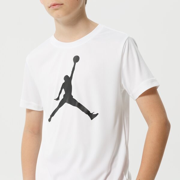 Детска тениска JORDAN ТЕНИСКА JDB JUMPMAN LOGO DF TEE BOY 954293-001 цвят бял