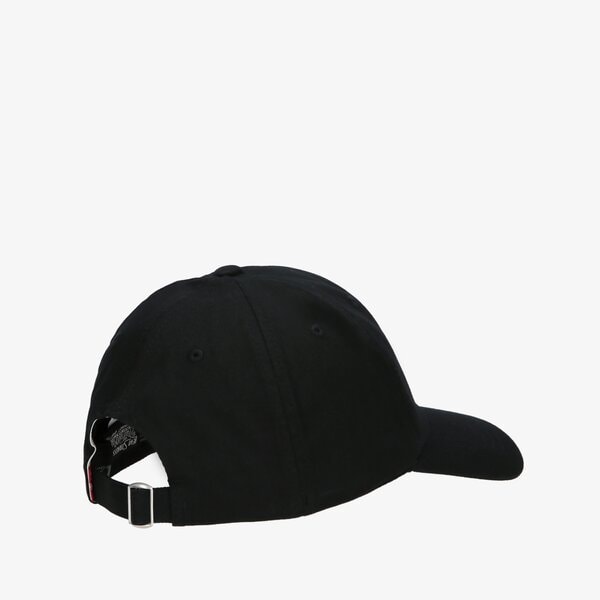 Дамска шапка с козирка LEVI'S ШАПКА 501 CAP d7069-0001 цвят черен