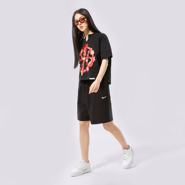 Дамски къси панталони NIKE ШОРТИ W NSW ESSNTL CLCTN FLC HR SHRT dm6123-010 цвят черен