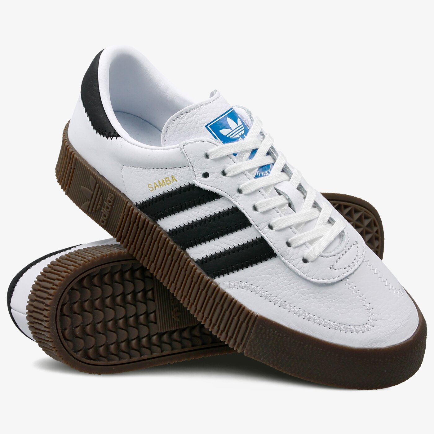 Дамски маратонки ADIDAS SAMBAROSE W aq1134 цвят бял