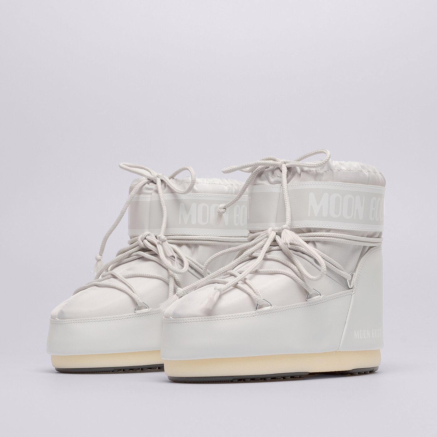 Дамски кежуал MOON BOOT ICON LOW NYLON 14093400012 цвят сив