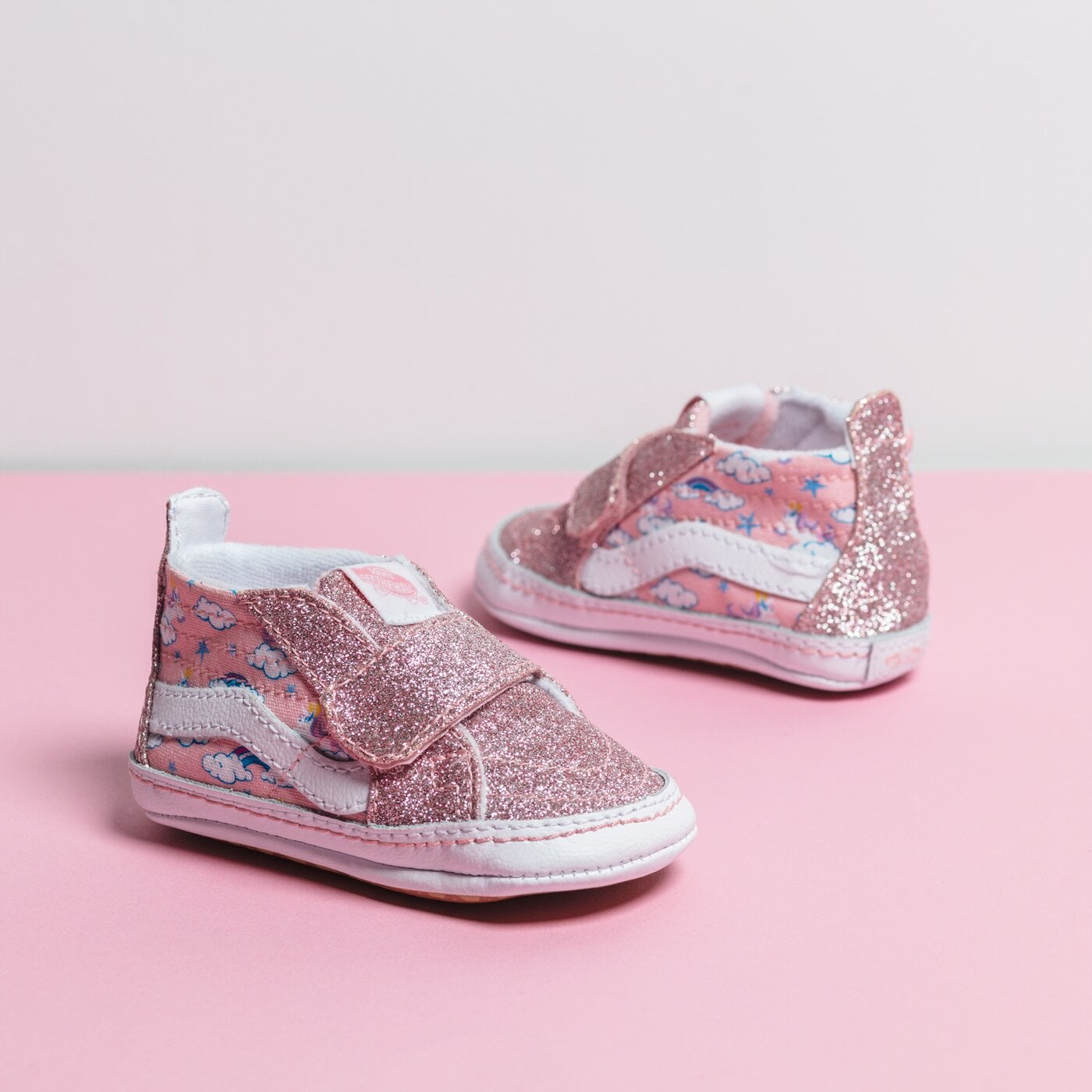 Детски маратонки VANS IN SK8-HI CRIB vn0a346p7tb1 цвят розов