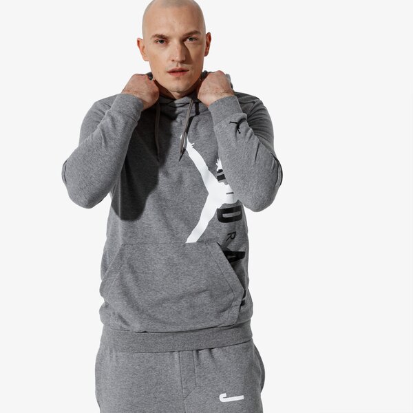 Мъжки суичър JORDAN СУИТЧЪР JUMPMAN AIR LWT PO ao0446-091 цвят сив