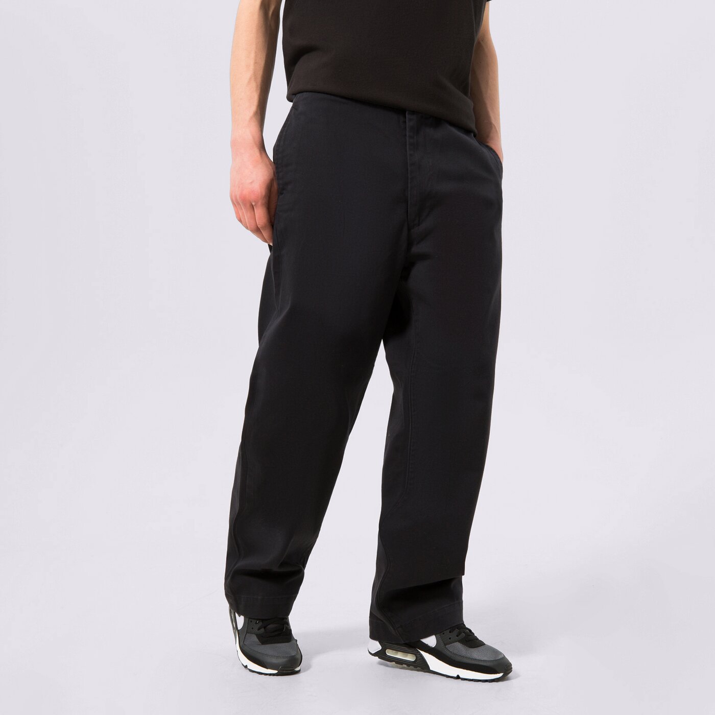 Мъжки панталони LEVI'S ПАНТАЛОНИ SKATE LOOSE CHINO a09700003 цвят черен