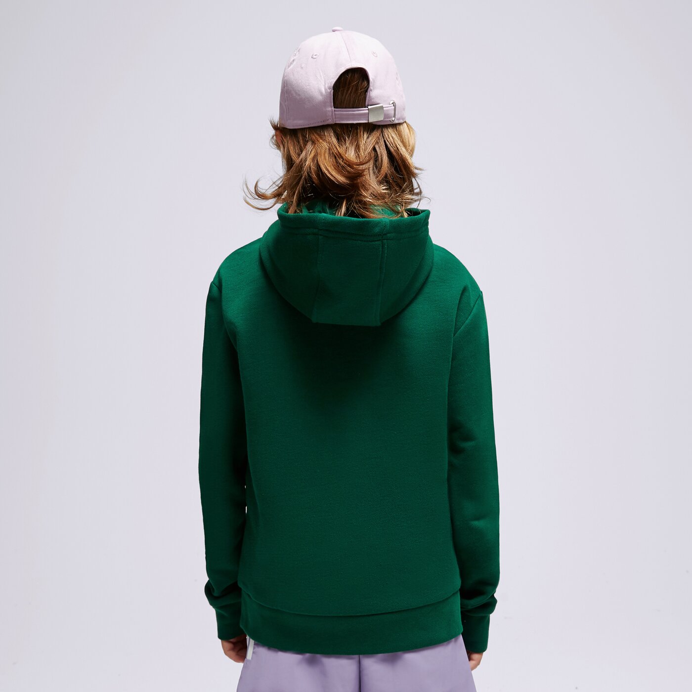 Детски суичър ADIDAS СУИТЧЪР С КАЧУЛКА TREFOIL HOODIE BOY ib9984 цвят зелен