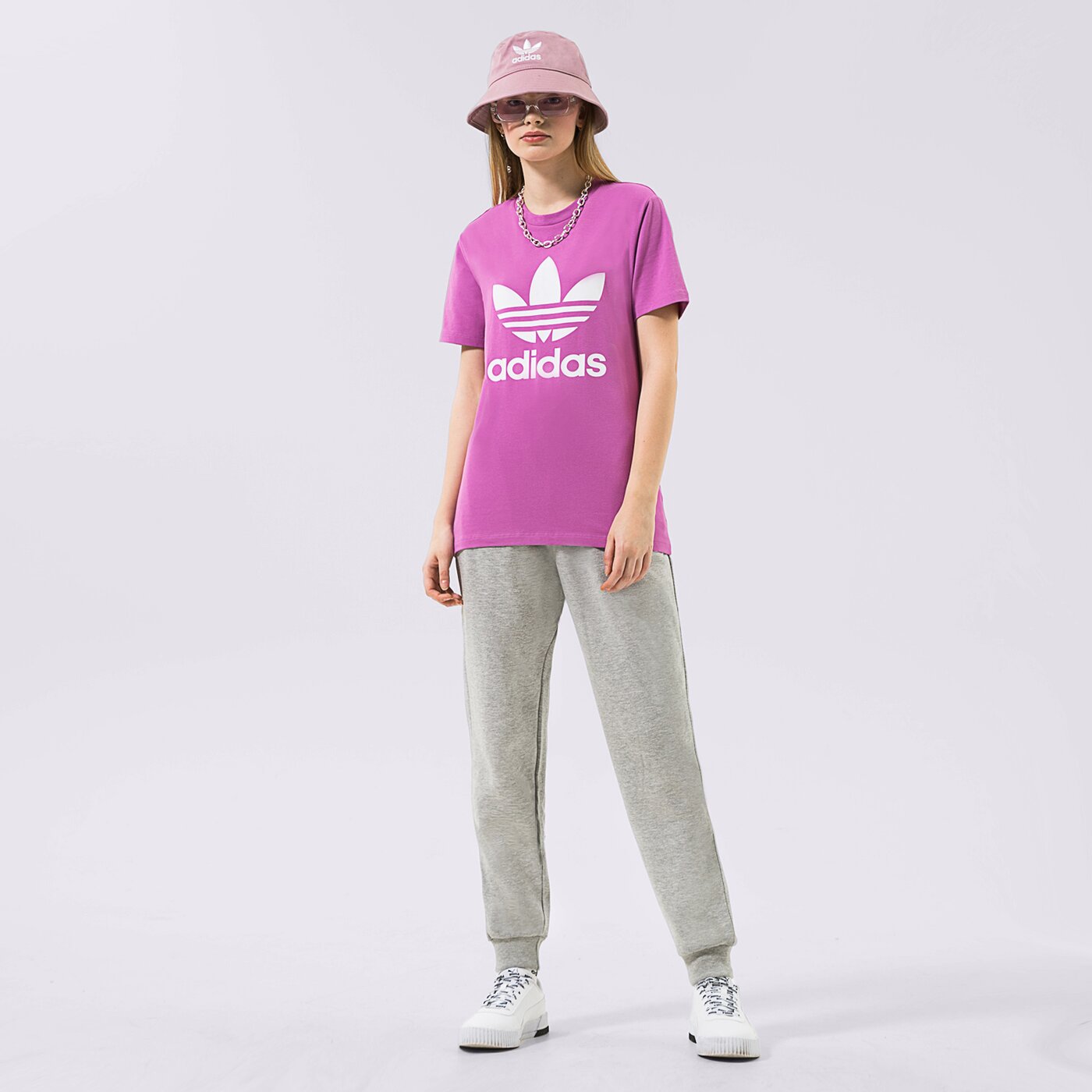 Дамски панталони ELLESSE ПАНТАЛОНИ MAJANA JOG PANT GREY MRL sgp16457112 цвят сив