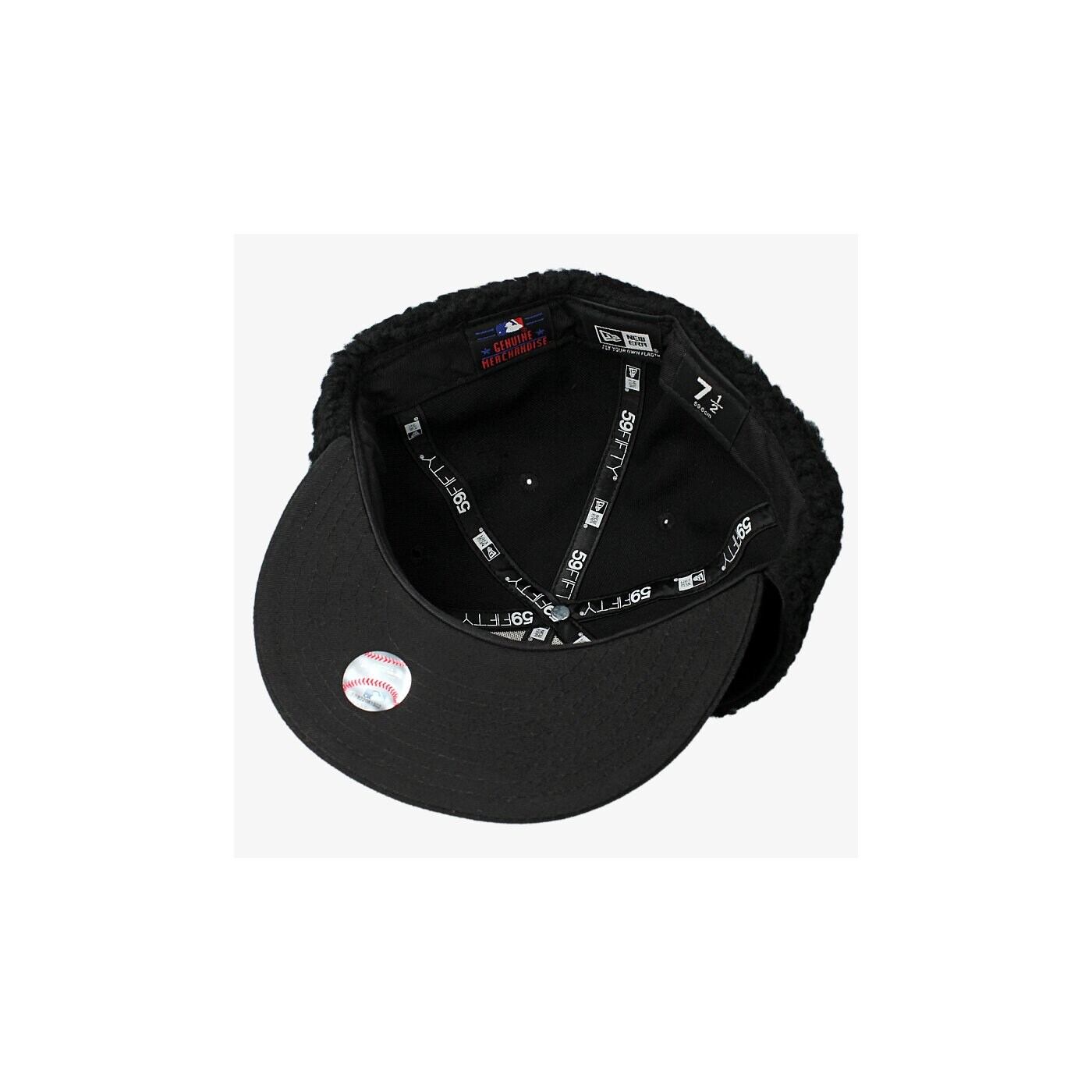 Дамска шапка с козирка NEW ERA ШАПКА BASIC DOGEAR NEW YORK YANKEES 80209727 цвят черен