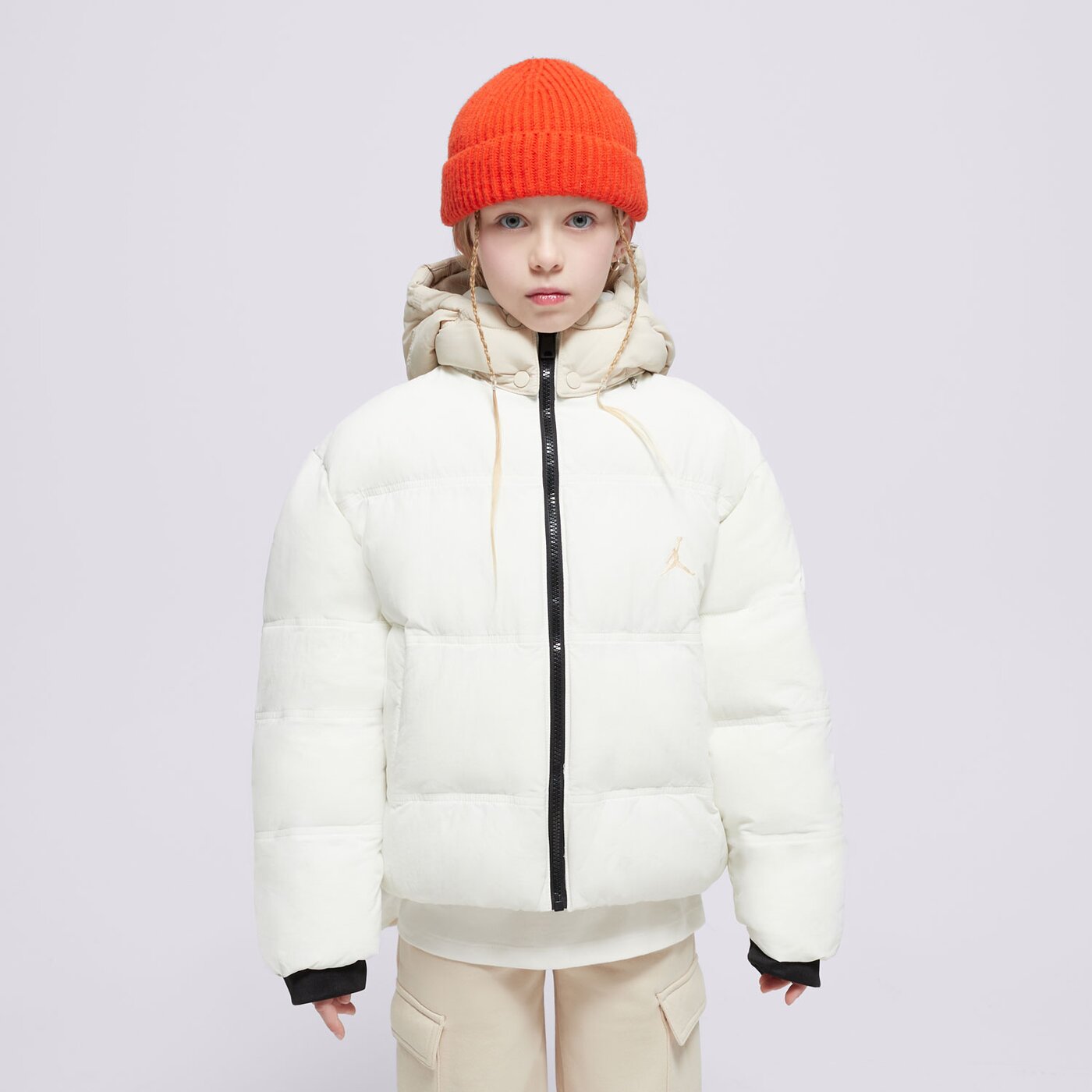 Детска преходно яке JORDAN ЯКЕ ЗИМНО- JDG HEAVIEST WT PUFFER GIRL 45d196-782 цвят кремав