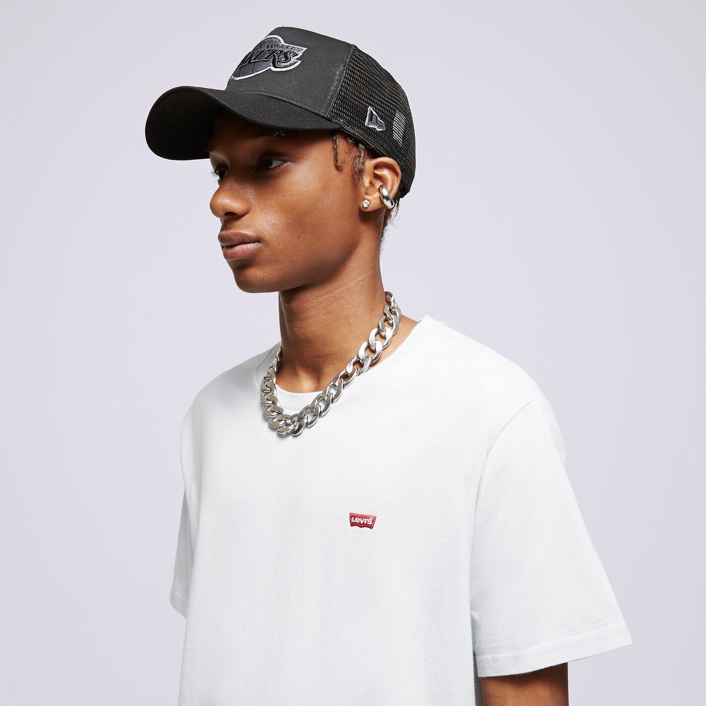 Мъжка тениска LEVI'S ТЕНИСКА SS ORIGINAL HM TEE 56605-0164 цвят сив