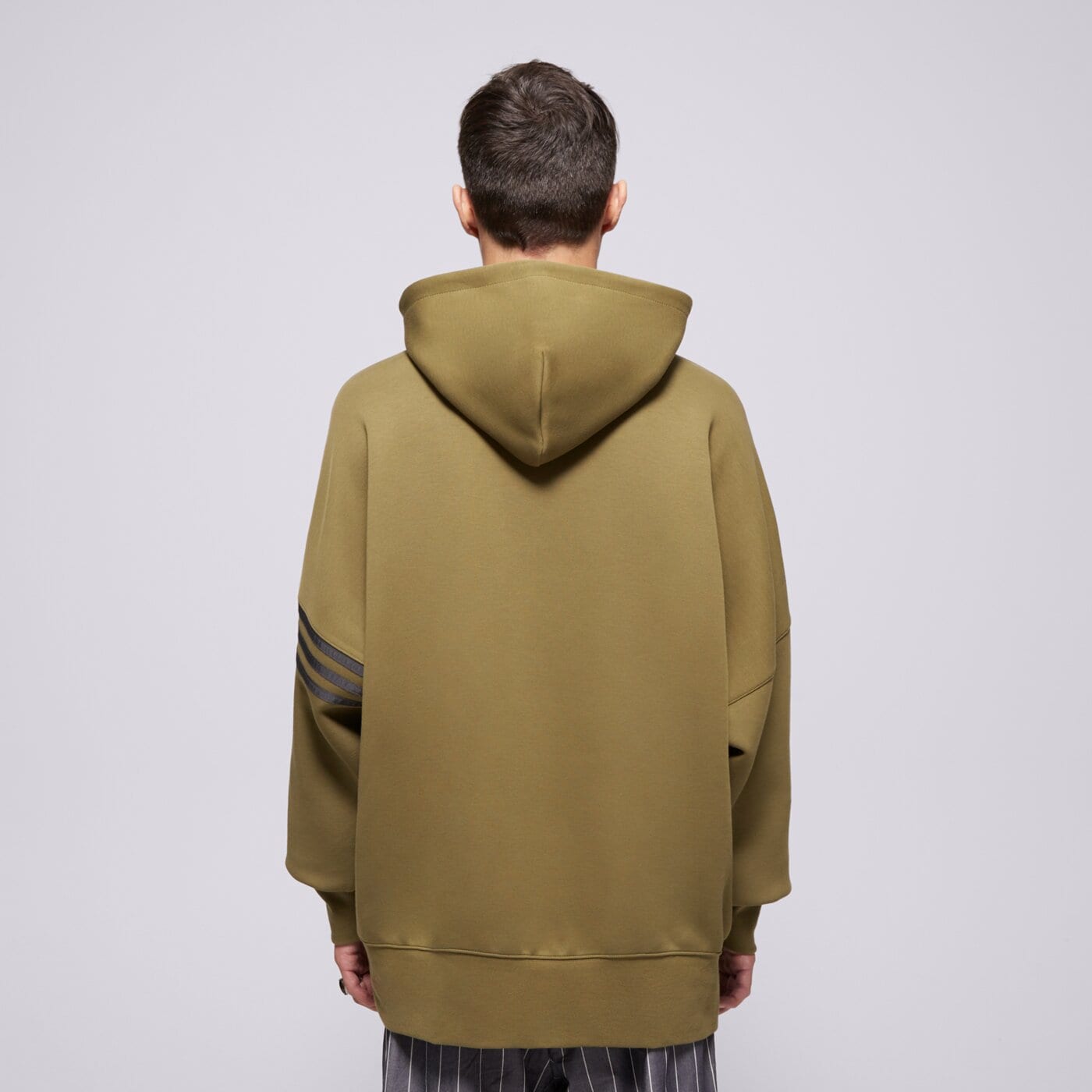 Мъжки суичър ADIDAS СУИТЧЪР С КАЧУЛКА NEU C HD hz3739 цвят каки