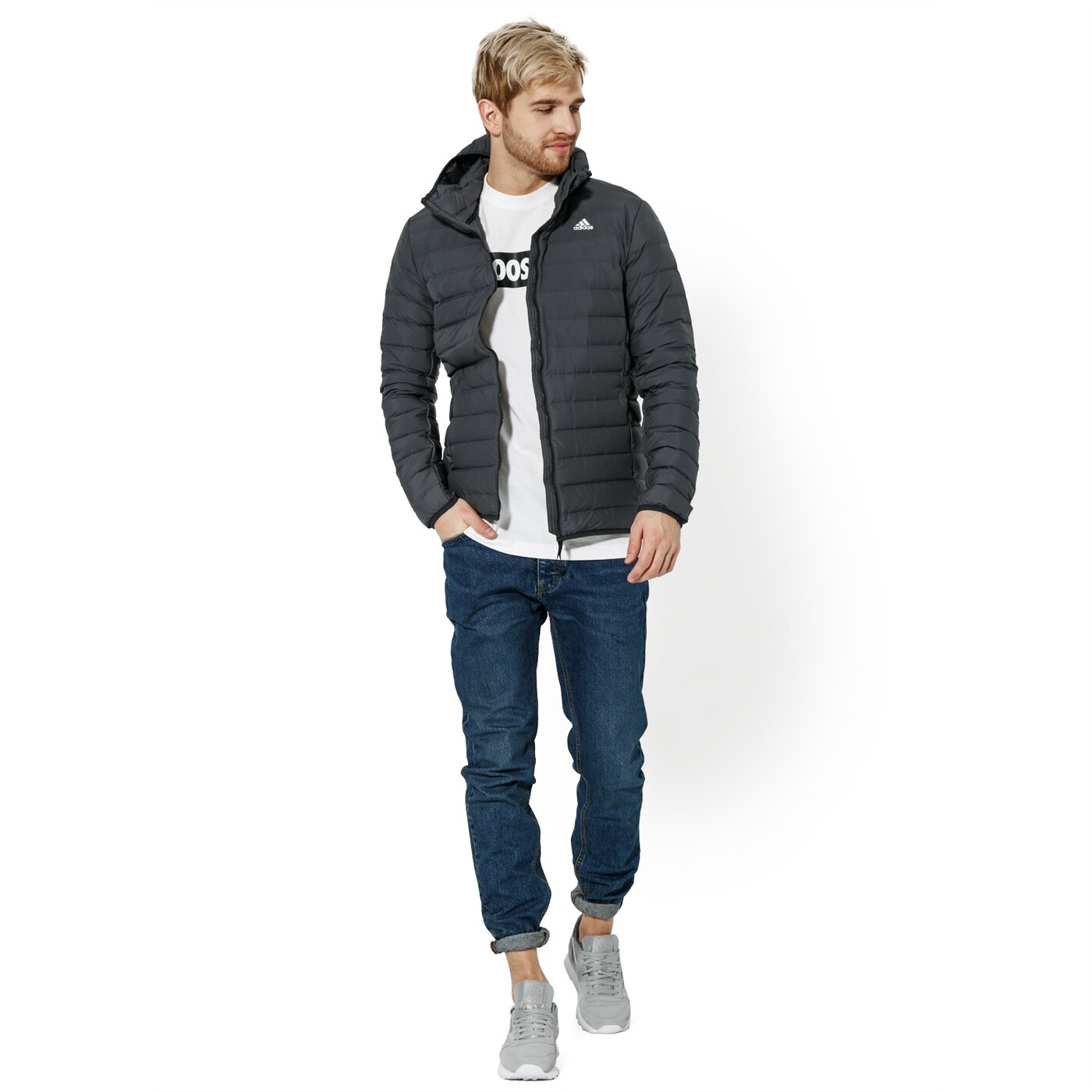 Мъжка тениска NIKE ТЕНИСКА SS M NSW TEE SWOOSH BMPR STKR ATHLETIC DEPARTME ar5027-100 цвят бял