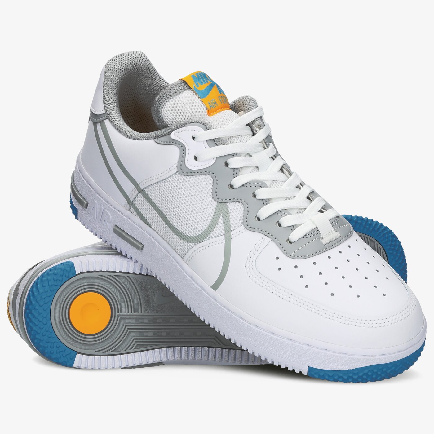 Мъжки маратонки NIKE AIR FORCE 1 REACT ct1020-100 цвят бял